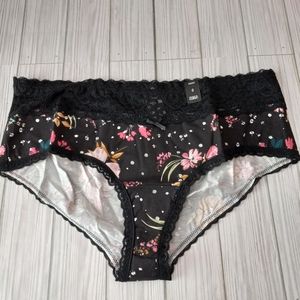 Torrid Floral Lace Wide Band Cheeky Panty